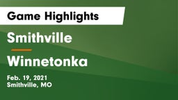 Smithville  vs Winnetonka  Game Highlights - Feb. 19, 2021