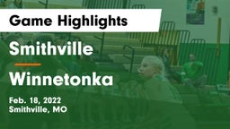 Smithville  vs Winnetonka  Game Highlights - Feb. 18, 2022