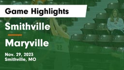 Smithville  vs Maryville  Game Highlights - Nov. 29, 2023