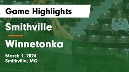Smithville  vs Winnetonka  Game Highlights - March 1, 2024