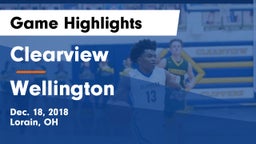 Clearview  vs Wellington  Game Highlights - Dec. 18, 2018