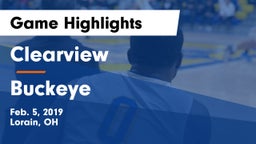 Clearview  vs Buckeye  Game Highlights - Feb. 5, 2019