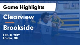 Clearview  vs Brookside  Game Highlights - Feb. 8, 2019