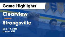 Clearview  vs Strongsville  Game Highlights - Dec. 10, 2019