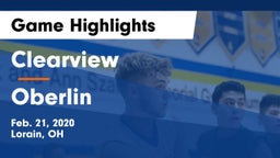 Clearview  vs Oberlin  Game Highlights - Feb. 21, 2020