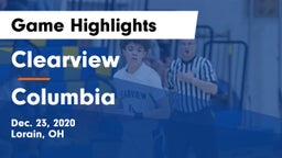 Clearview  vs Columbia  Game Highlights - Dec. 23, 2020