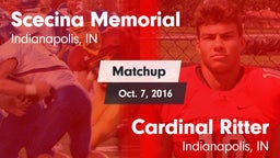 Matchup: Scecina Memorial vs. Cardinal Ritter  2016