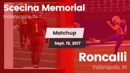 Matchup: Scecina Memorial vs. Roncalli  2017