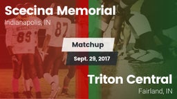 Matchup: Scecina Memorial vs. Triton Central  2017