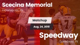 Matchup: Scecina Memorial vs. Speedway  2018