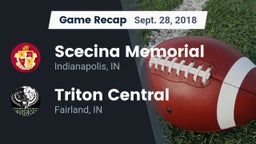 Recap: Scecina Memorial  vs. Triton Central  2018