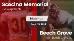 Matchup: Scecina Memorial vs. Beech Grove  2019