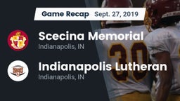 Recap: Scecina Memorial  vs. Indianapolis Lutheran  2019