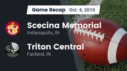 Recap: Scecina Memorial  vs. Triton Central  2019