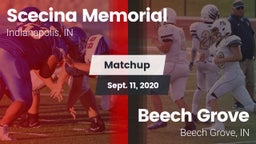 Matchup: Scecina Memorial vs. Beech Grove  2020