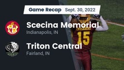 Recap: Scecina Memorial  vs. Triton Central  2022