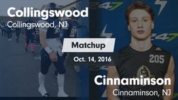 Matchup: Collingswood High vs. Cinnaminson  2016