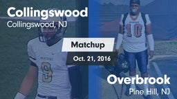 Matchup: Collingswood High vs. Overbrook  2016