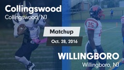 Matchup: Collingswood High vs. WILLINGBORO  2016