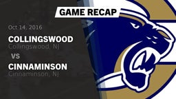 Recap: Collingswood  vs. Cinnaminson  2016