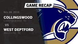 Recap: Collingswood  vs. West Deptford  2016