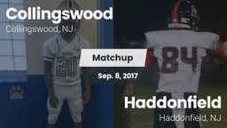 Matchup: Collingswood High vs. Haddonfield  2017
