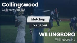 Matchup: Collingswood High vs. WILLINGBORO  2017