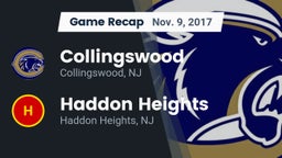 Recap: Collingswood  vs. Haddon Heights  2017
