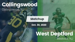Matchup: Collingswood High vs. West Deptford  2020