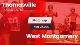 Matchup: Thomasville High vs. West Montgomery  2017
