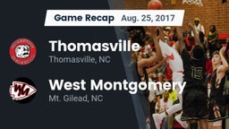 Recap: Thomasville  vs. West Montgomery  2017