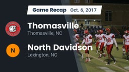 Recap: Thomasville  vs. North Davidson  2017