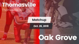 Matchup: Thomasville High vs. Oak Grove 2018