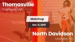 Matchup: Thomasville High vs. North Davidson  2019
