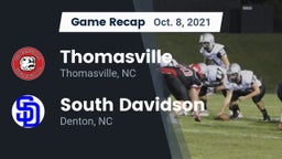 Recap: Thomasville  vs. South Davidson  2021