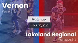 Matchup: Vernon  vs. Lakeland Regional  2020