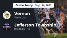 Recap: Vernon  vs. Jefferson Township  2022