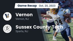 Recap: Vernon  vs. Sussex County Tech  2023