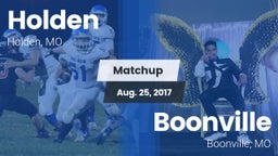 Matchup: Holden  vs. Boonville  2017