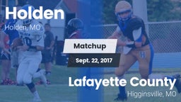 Matchup: Holden  vs. Lafayette County  2017