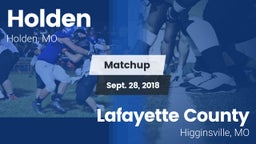 Matchup: Holden  vs. Lafayette County  2018