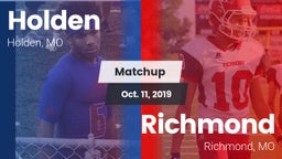Matchup: Holden  vs. Richmond  2019