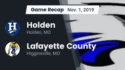 Recap: Holden  vs. Lafayette County  2019