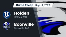 Recap: Holden  vs. Boonville  2020