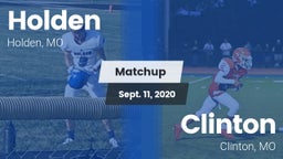 Matchup: Holden  vs. Clinton  2020