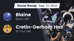 Recap: Blaine  vs. Cretin-Derham Hall  2018