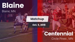 Matchup: Blaine  vs. Centennial  2018