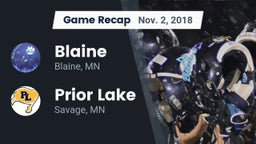 Recap: Blaine  vs. Prior Lake  2018