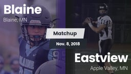 Matchup: Blaine  vs. Eastview  2018