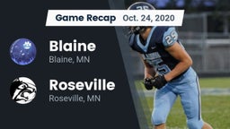 Recap: Blaine  vs. Roseville  2020